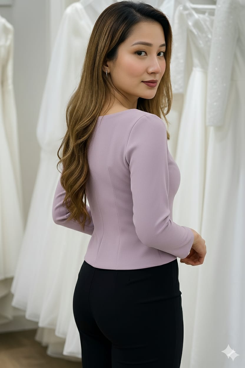 6 buttons Top ( BLACK )